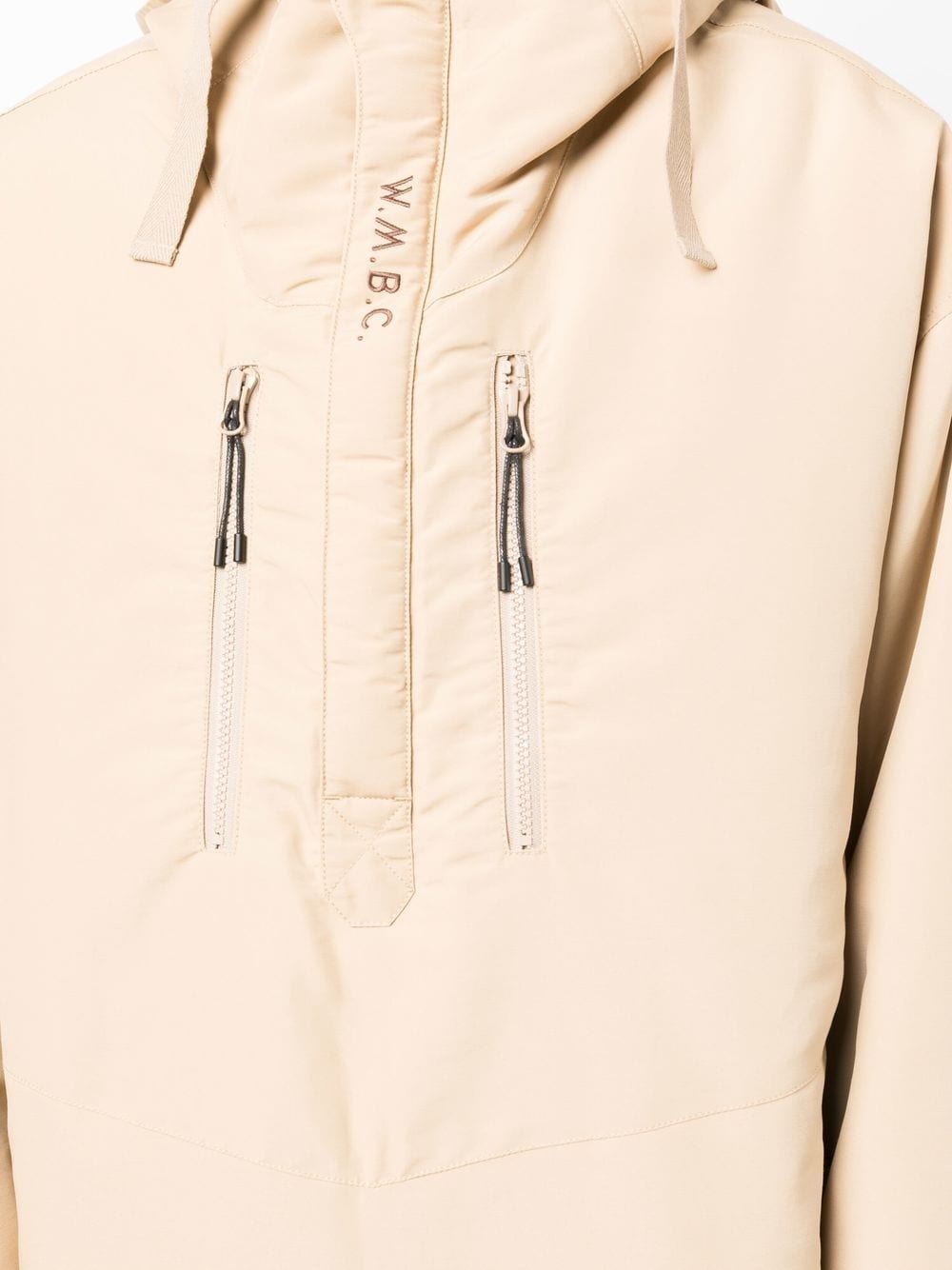 HALF ZIP-UP PADDED COAT - 5