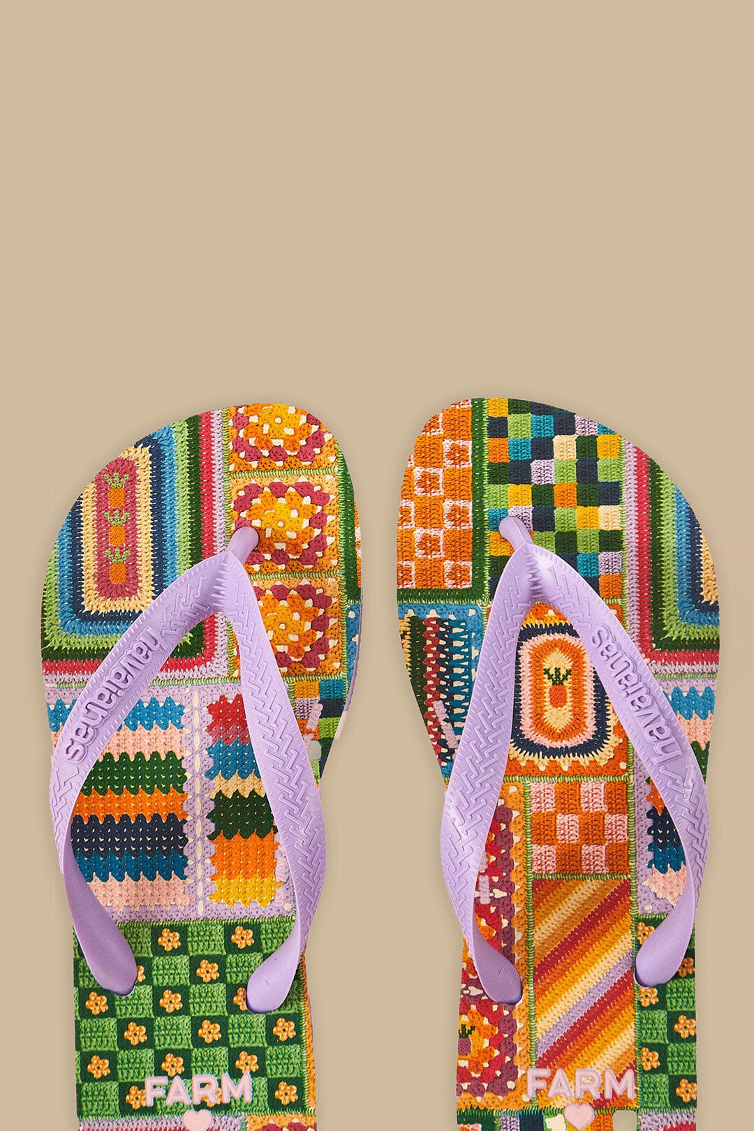 Mixed Crochet Havaianas Sandals - 3