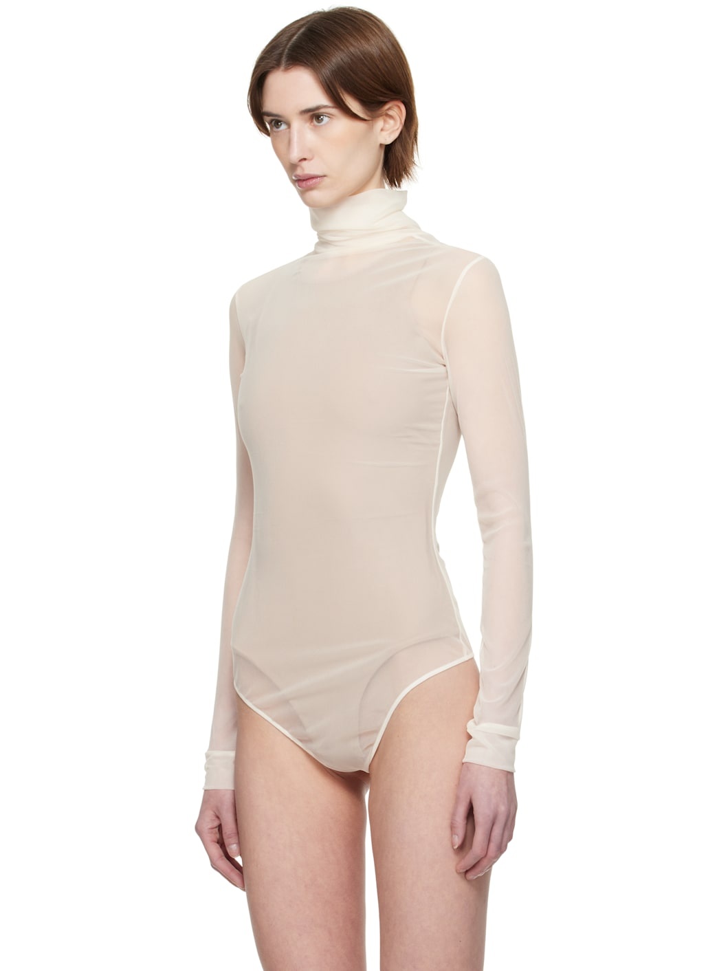 Off-White High-Neck Bodysuit - 4
