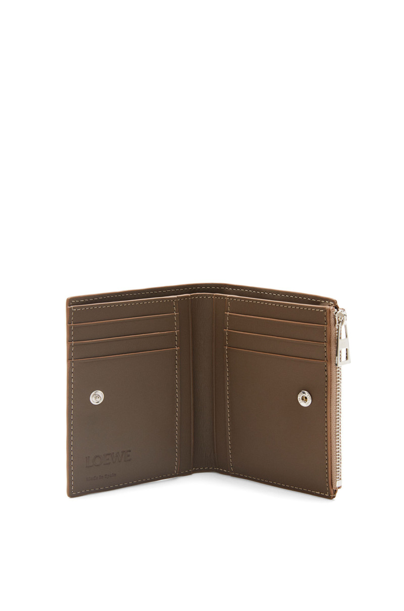 Loewe Slim compact wallet in soft grained calfskin outlook
