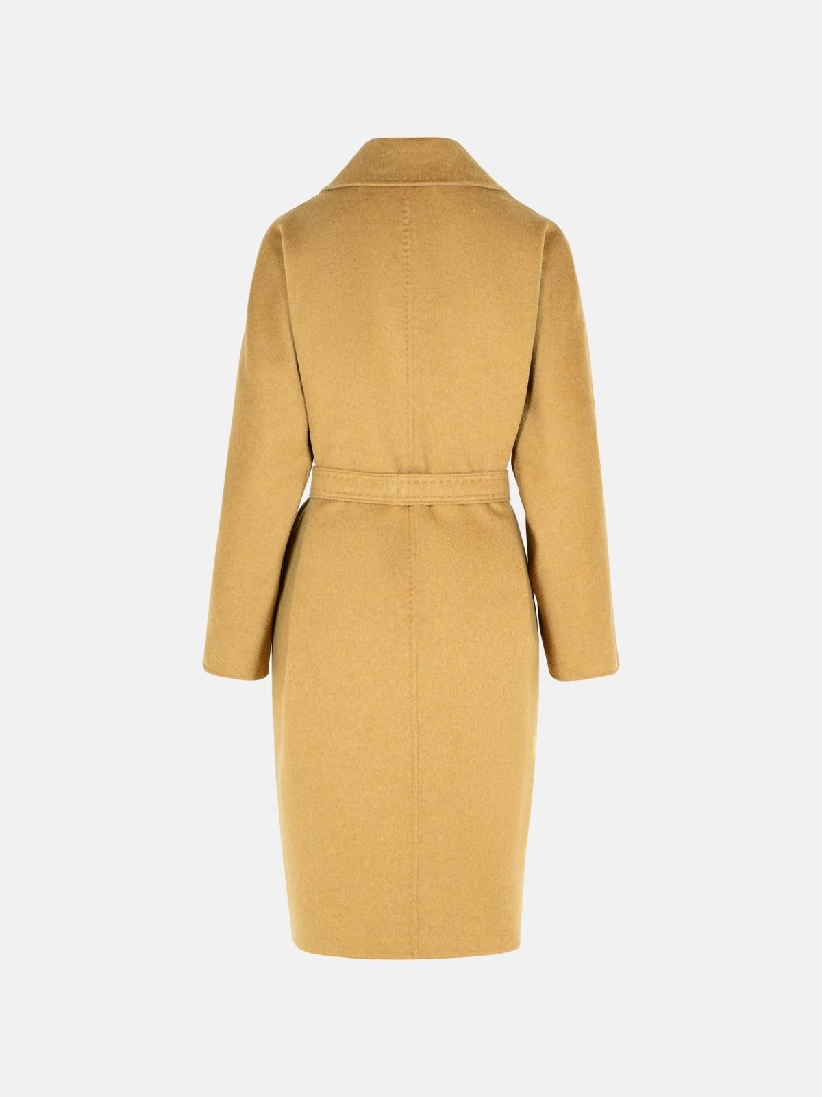 'VALLE' GREEN CASHMERE COAT - 3