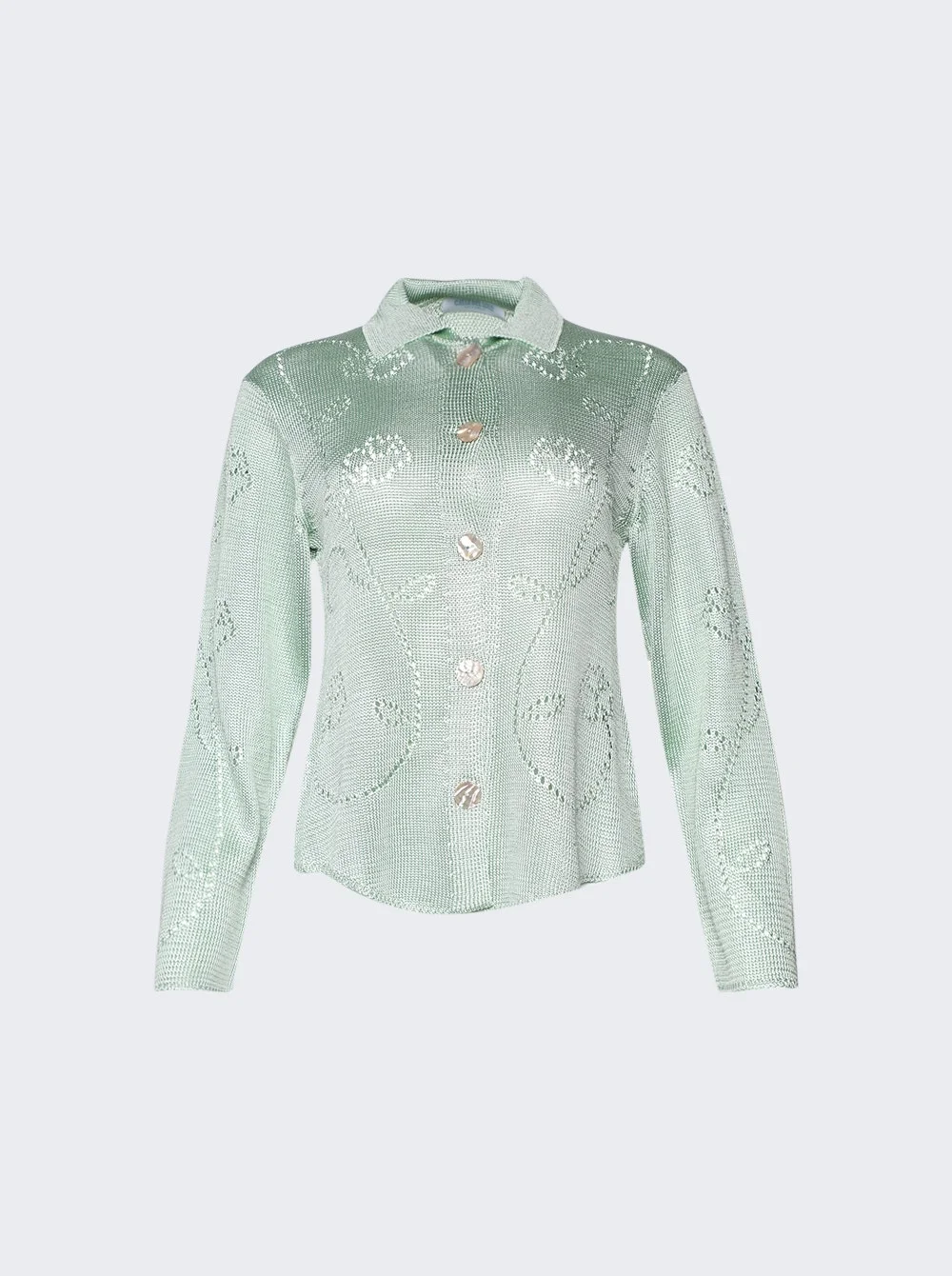 Ivy Long Sleeve Shirt Eucalyptus - 1