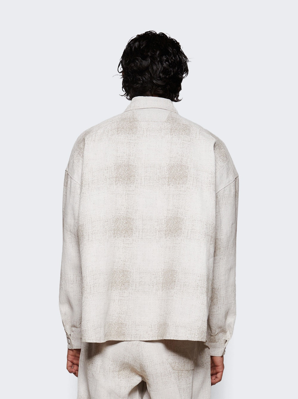 Topanga Overshirt White And Beige - 5