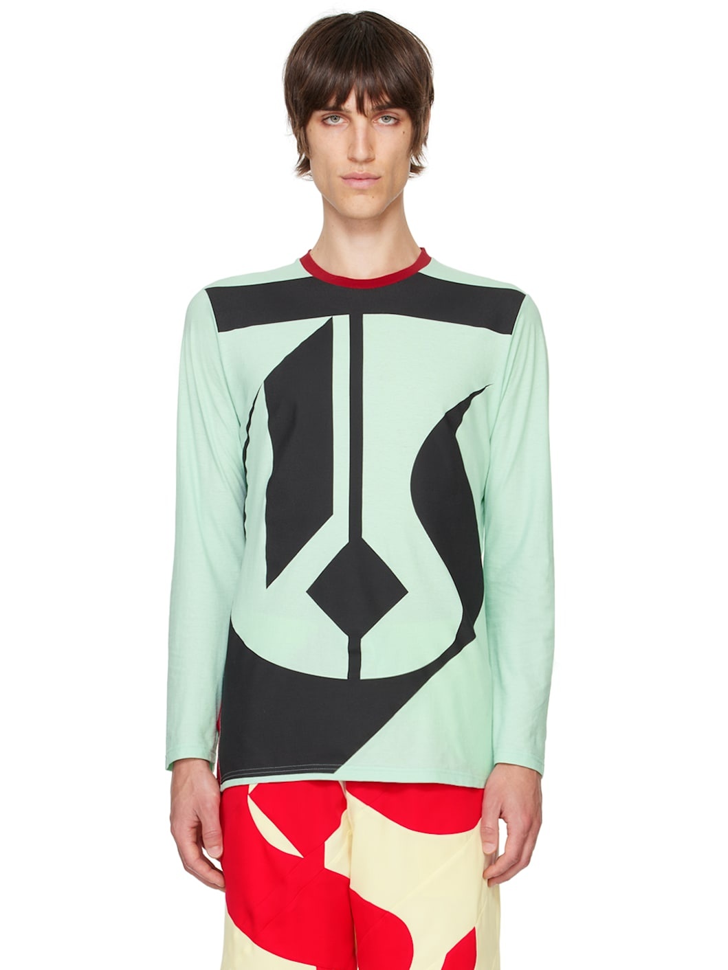 Green Gothic Font T-shirt - 1
