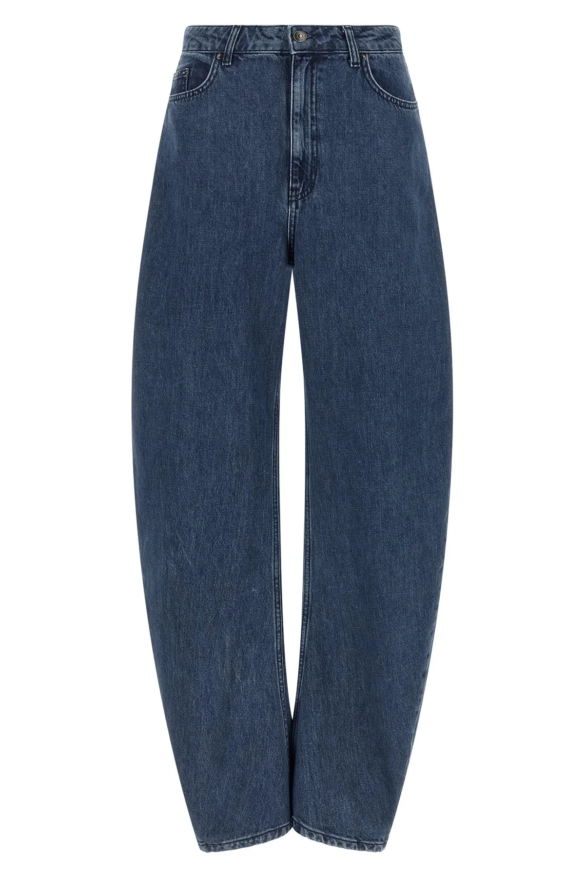 'Draped Barrel Leg' Jeans - 1