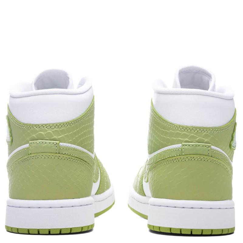 Jordan AIR JORDAN 1 MID SE WOMEN'S - WHITE/VIVID GREEN/WHITE outlook