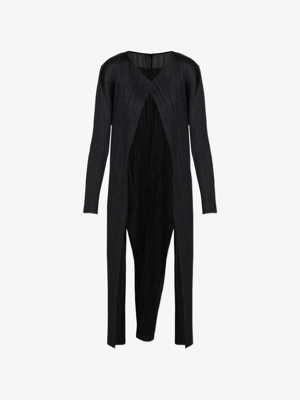 pleated cardigan - 1