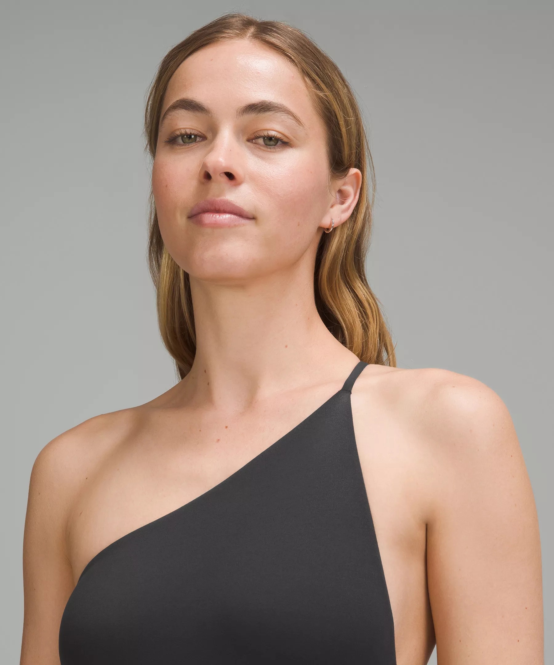 Wundermost Ultra-Soft Nulu One-Shoulder Spaghetti-Strap Bodysuit - 4