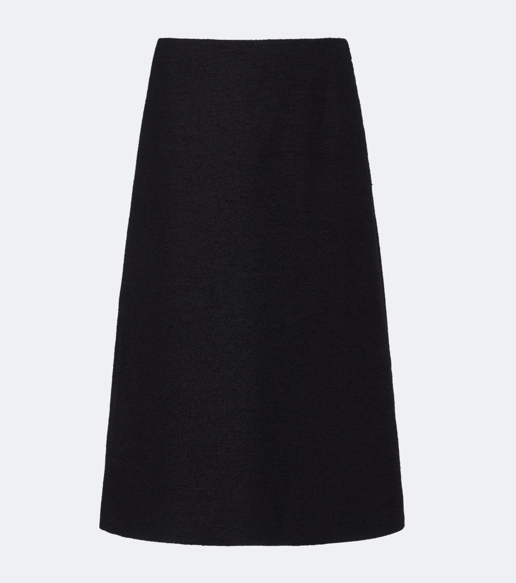Wool-blend bouclé midi skirt - 1