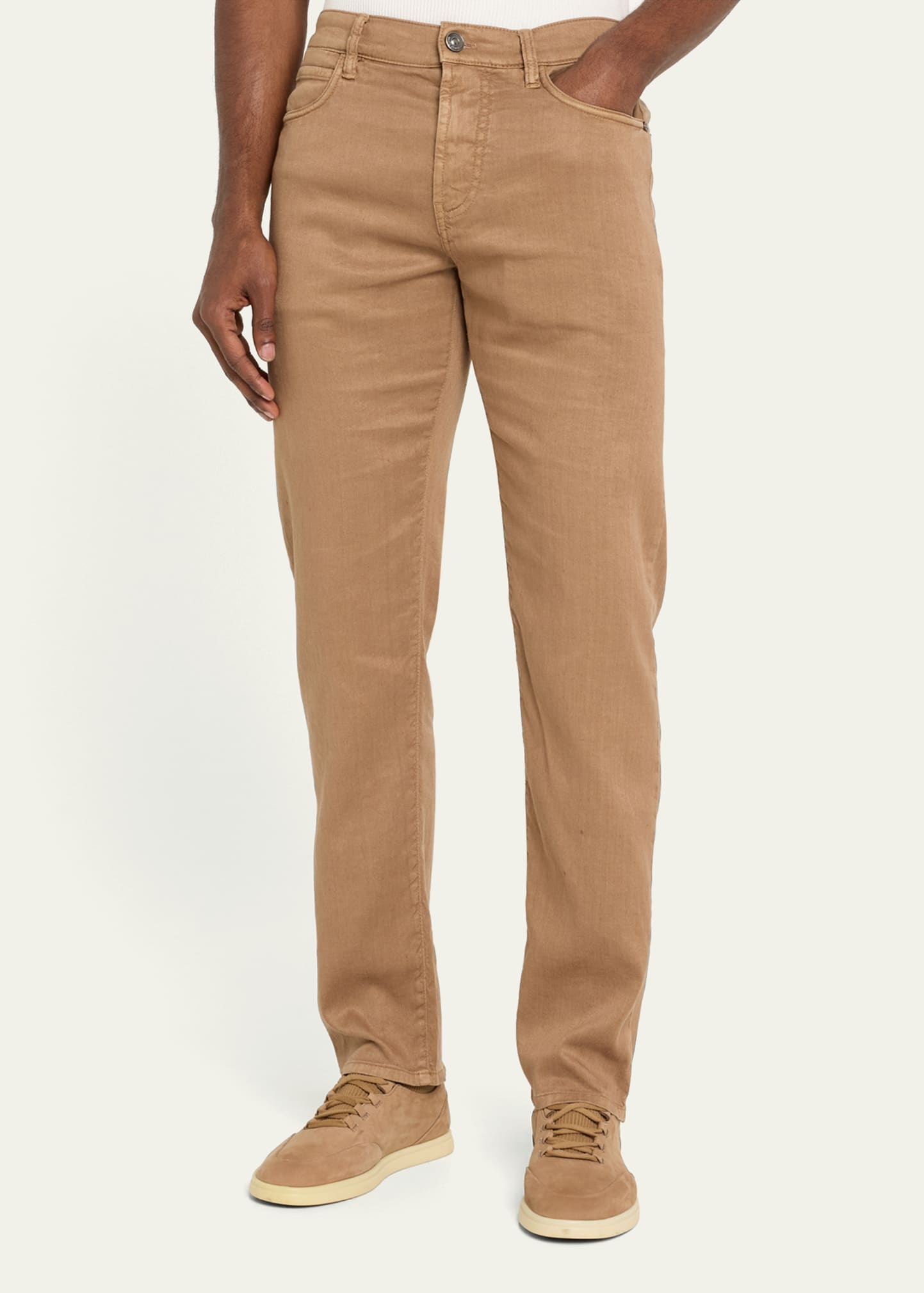 Men's Quarona Linen-Cotton 5-Pocket Pants - 4