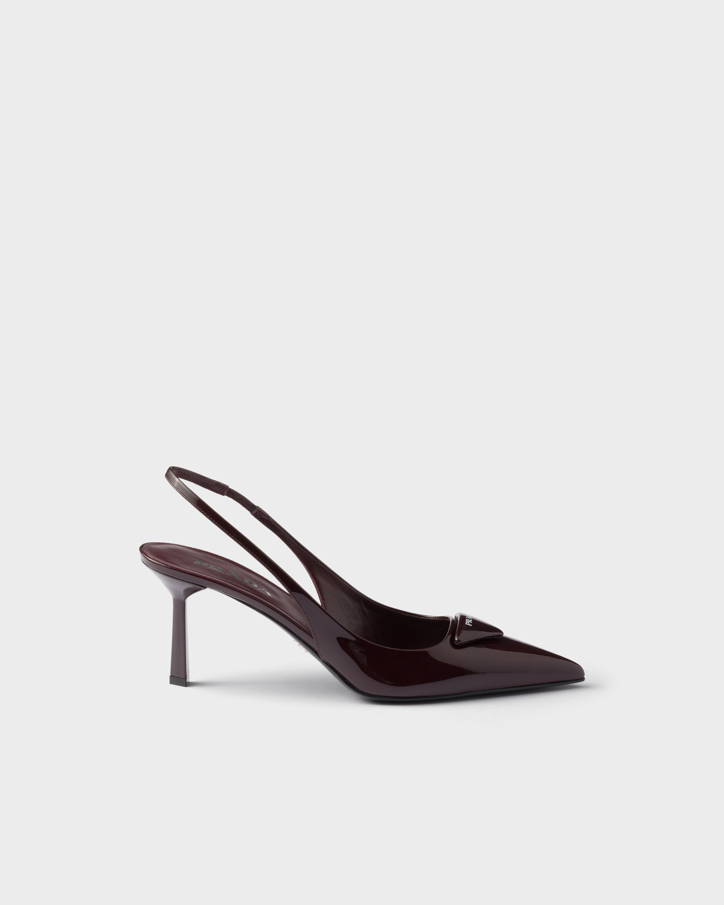 Patent leather slingback pumps - 2
