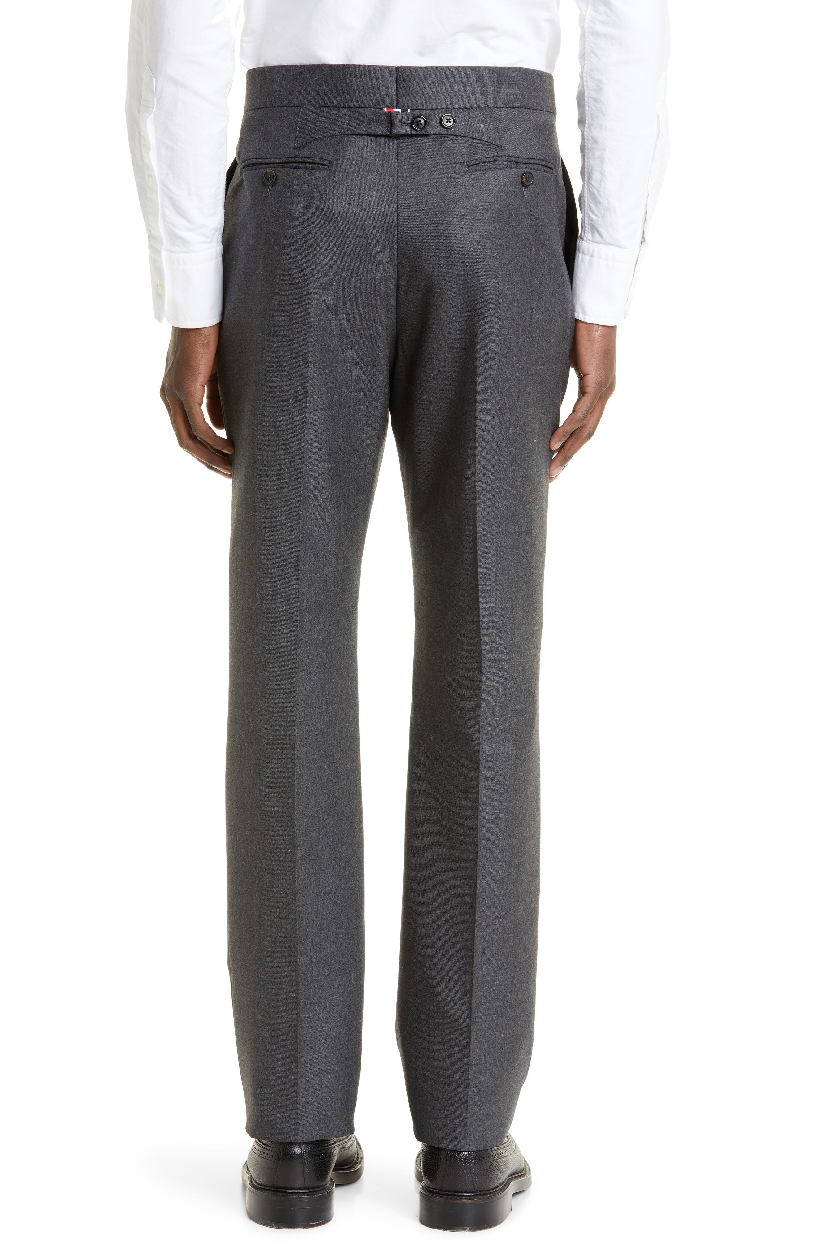 Classic Super 120s Wool Backstrap Pants - 3
