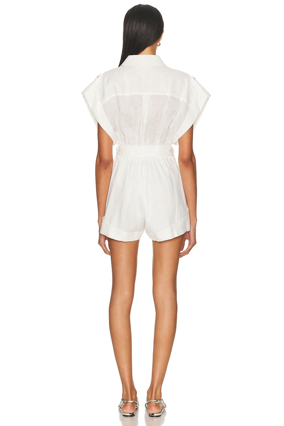 Rhiannon Cuffed Playsuit - 3