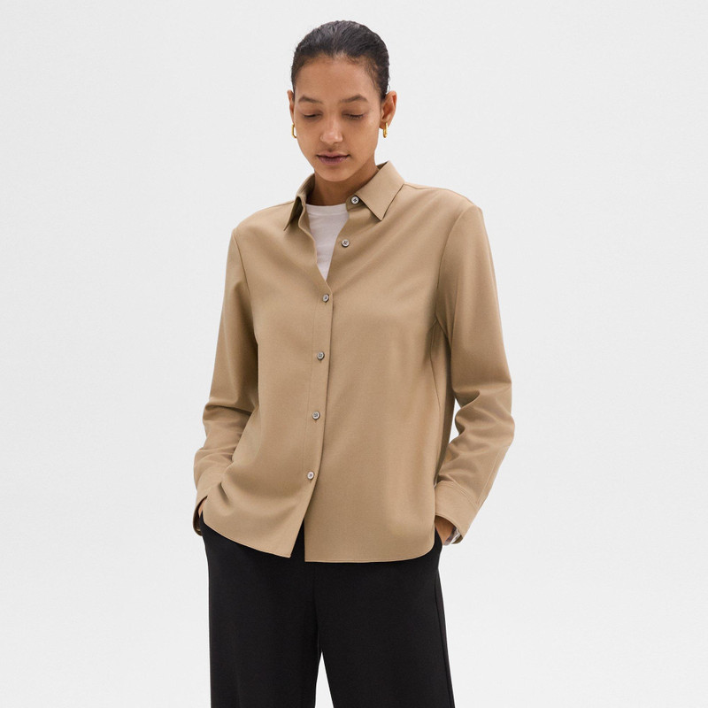 Straight Shirt in Sleek Flannel 2