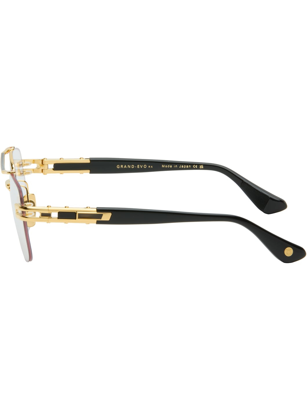 Gold & Black GRAND-EVO RX Glasses - 3