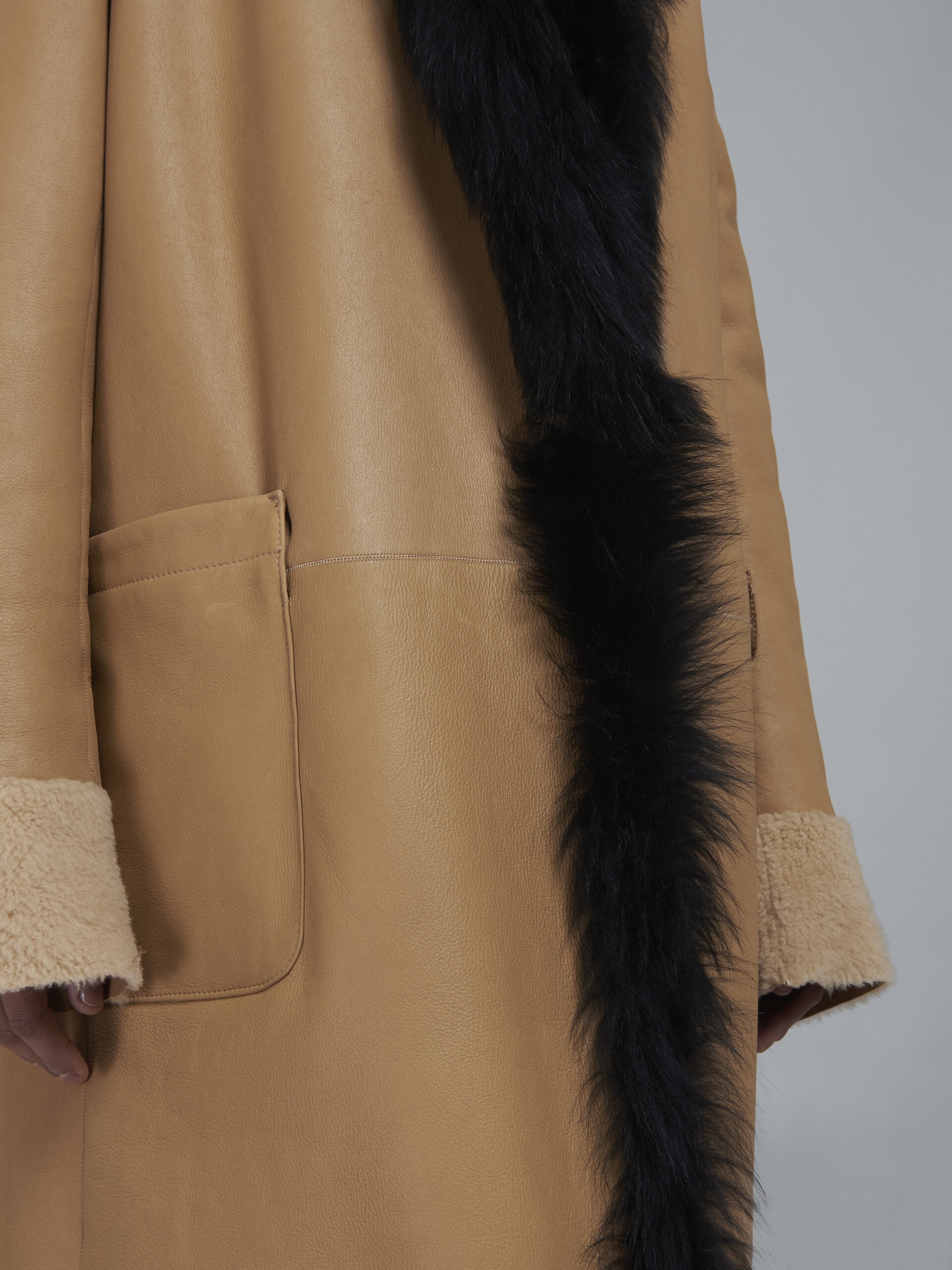 LIGHT MERINO VELOUR COAT - 5