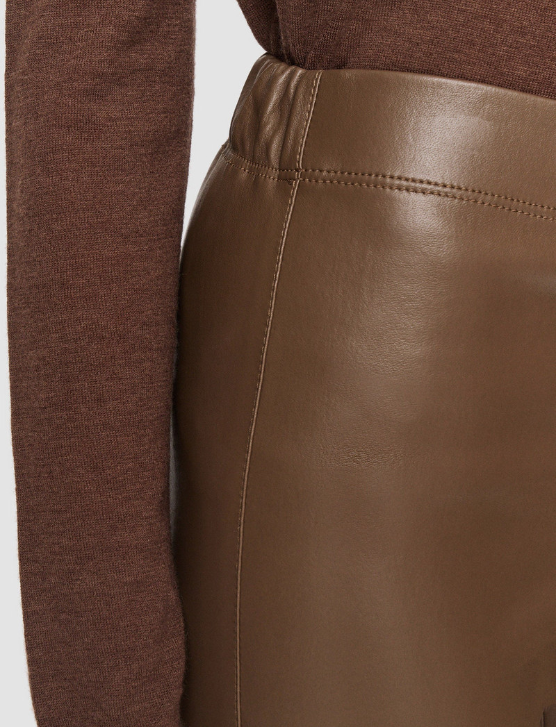 Leather Stretch Leggings 5