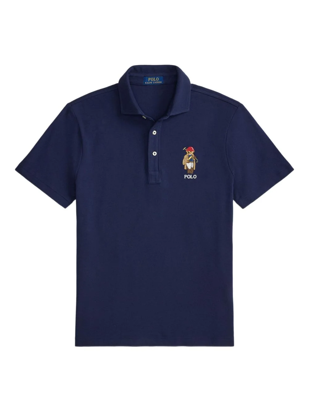bear-print polo shirt - 1