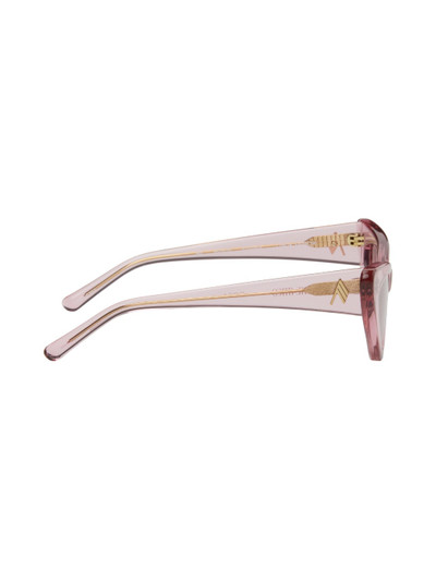 THE ATTICO Pink Linda Farrow Edition Dora Sunglasses outlook