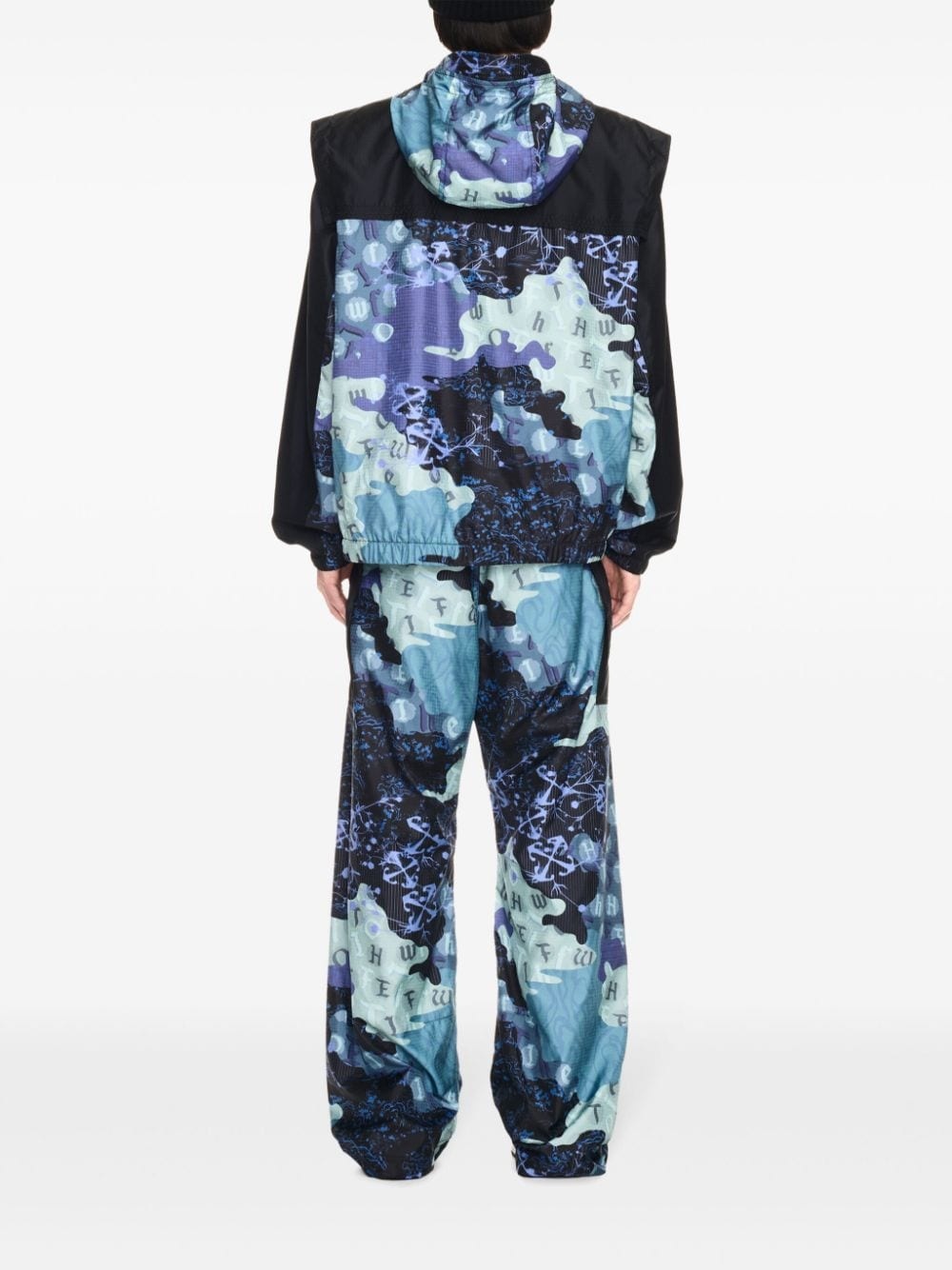 graphic-print windbreaker - 4
