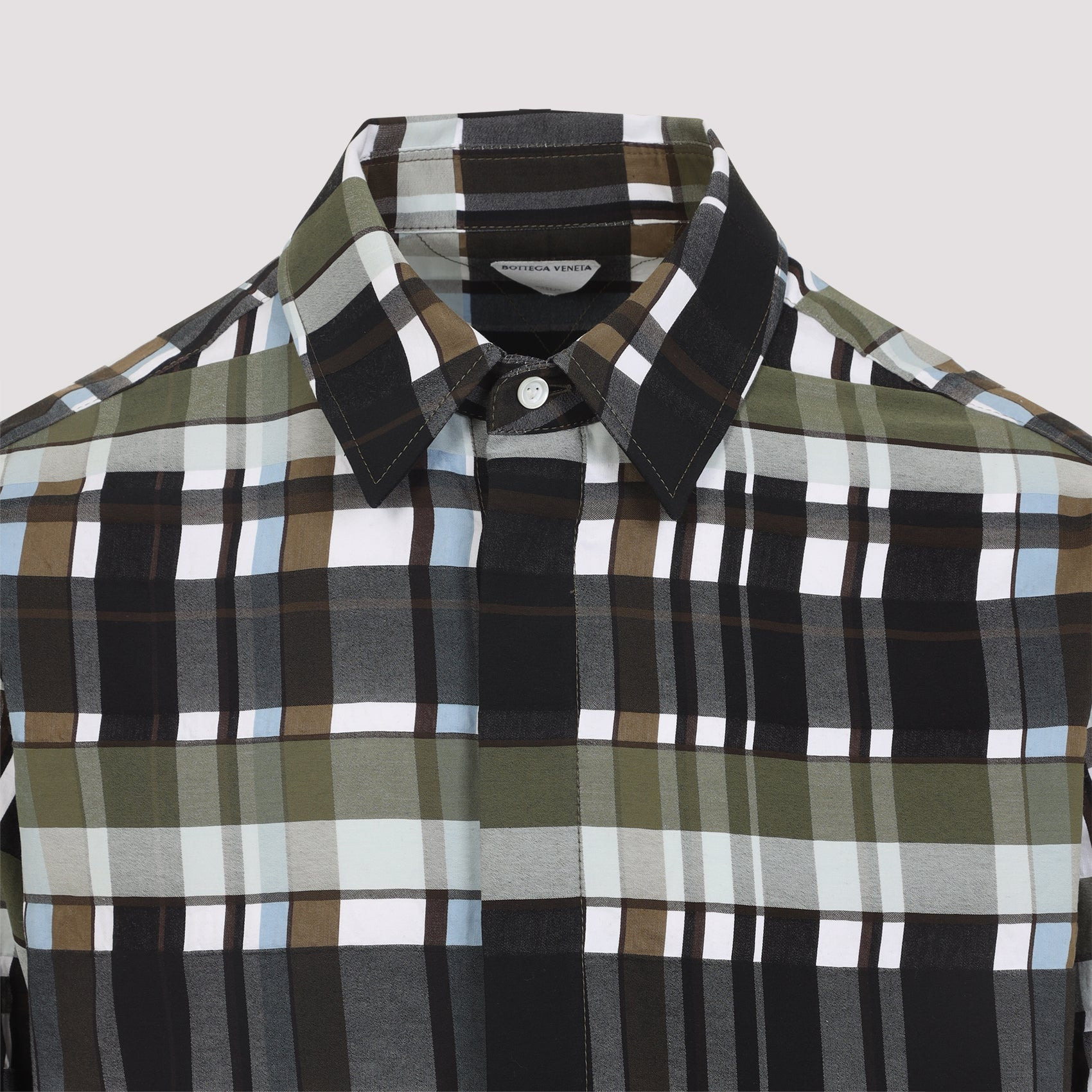 Bottega Veneta Cotton Check Shirt Men - 4
