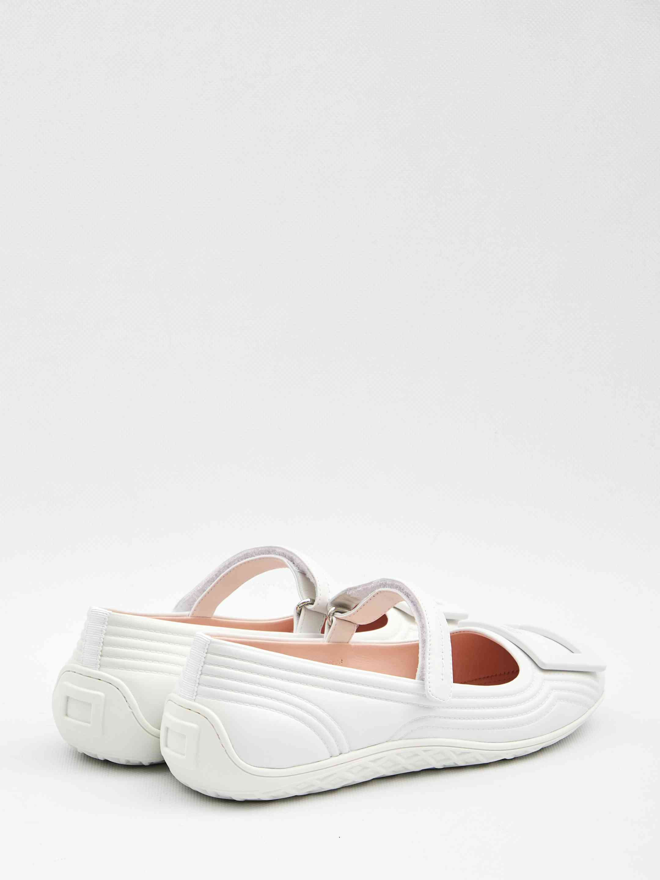 Roger Vivier Women Viv Low Mary Janes Ballerina - 3