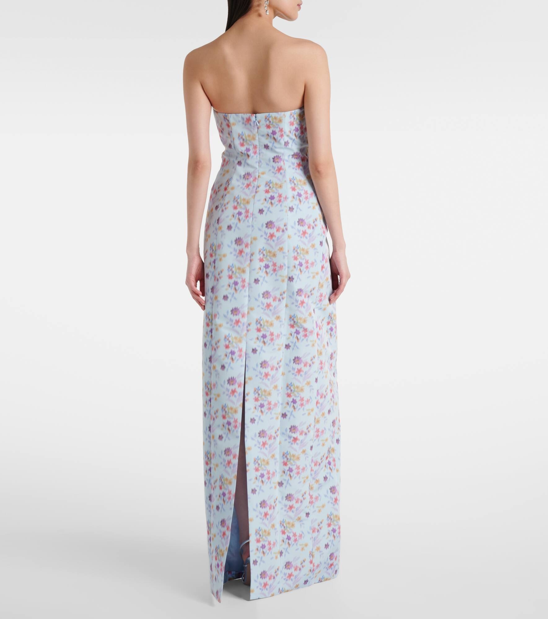 Odessa floral ikat corset gown - 3