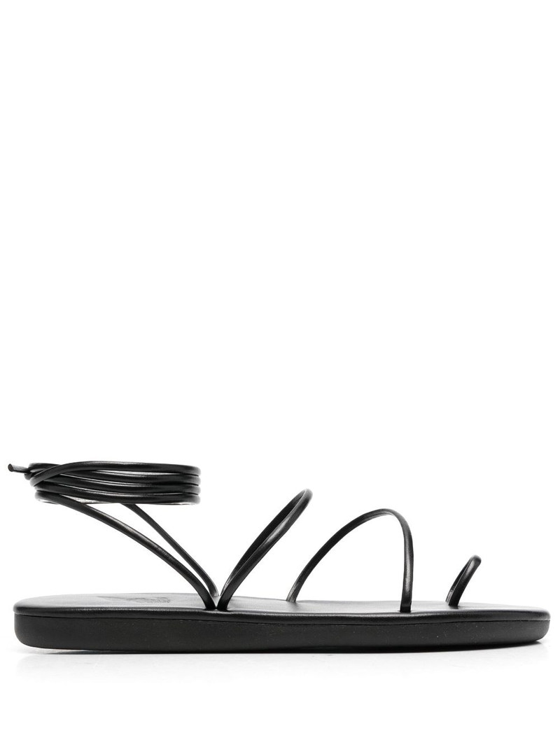 Du open-toe leather sandals 1