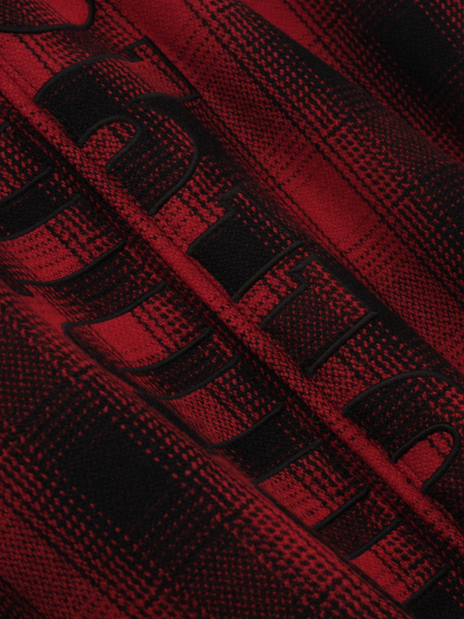 RHUDE LOGO FLANNEL WORK JACKET - 7