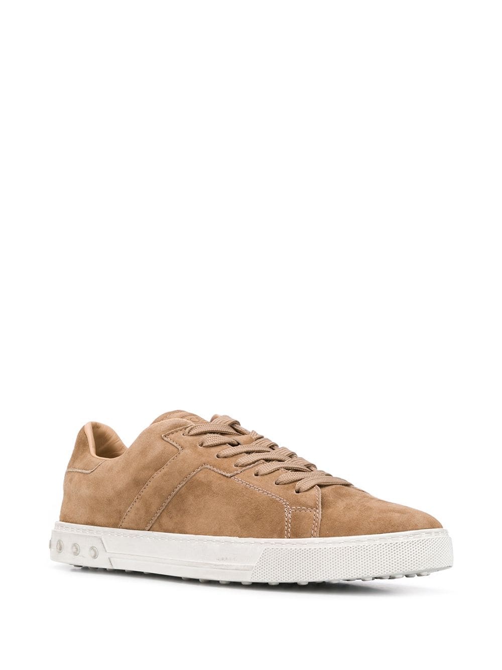 suede lace-up sneakers - 2