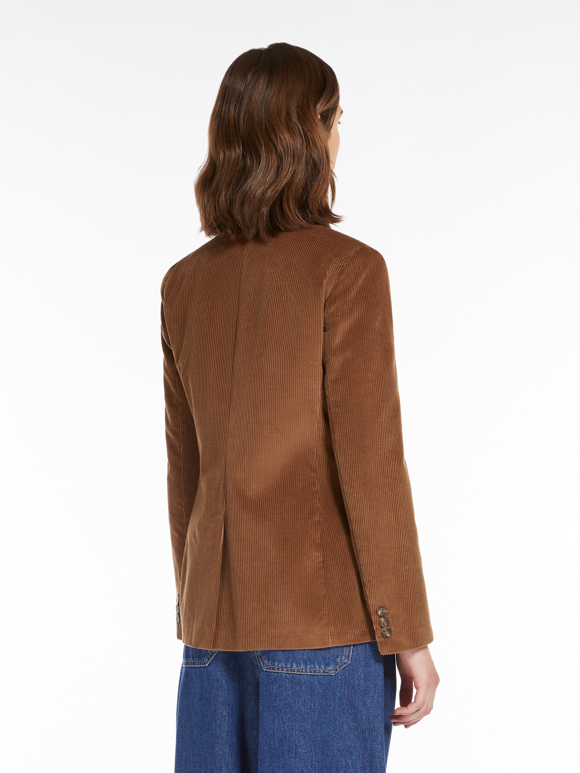 KATANGA Double-breasted velvet blazer - 4
