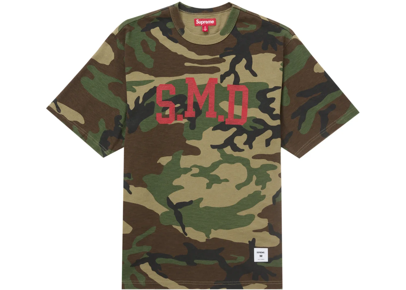 Supreme SMD S/S Top Woodland Camo - 1