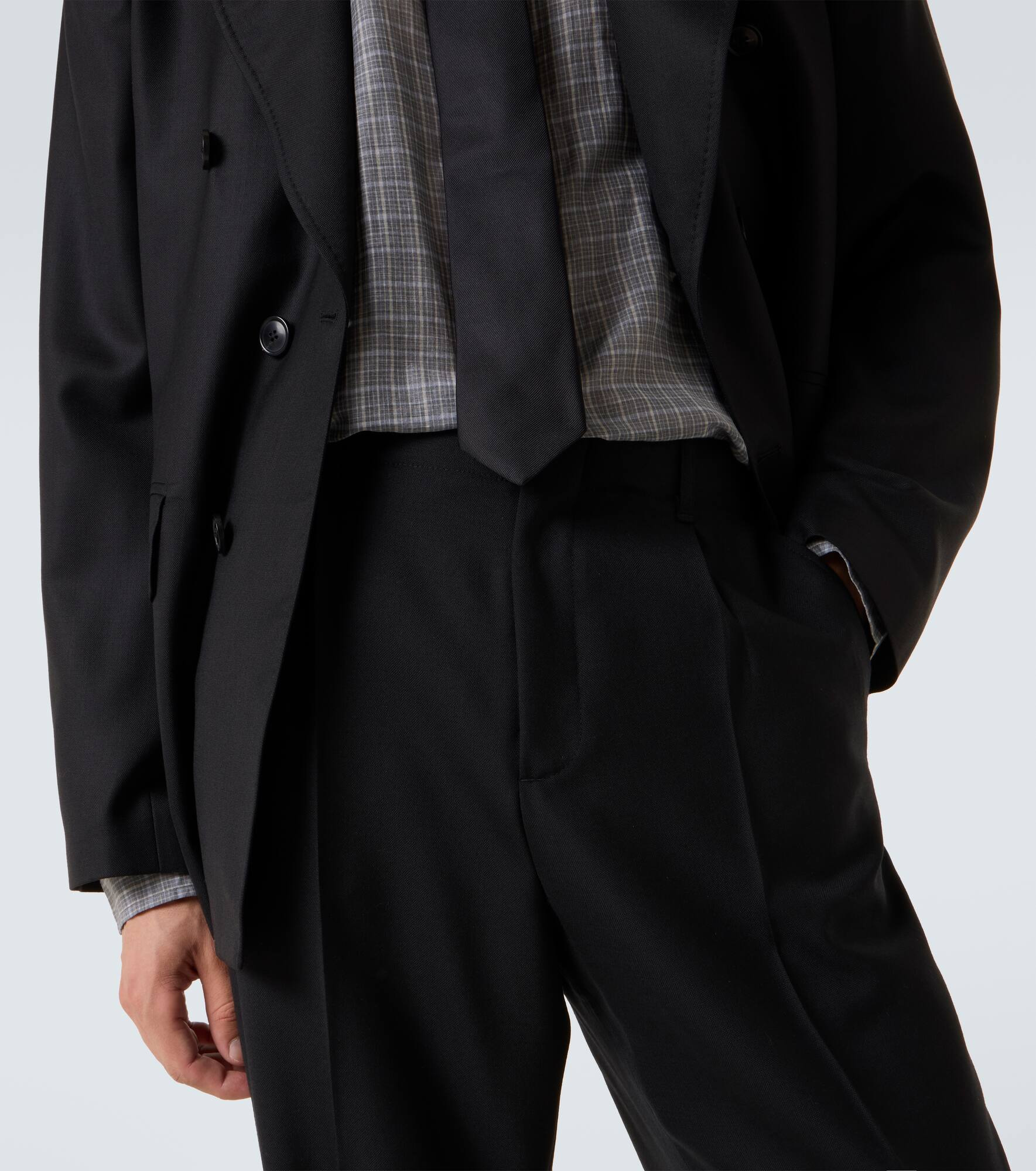 Borrowed wool chinos - 5
