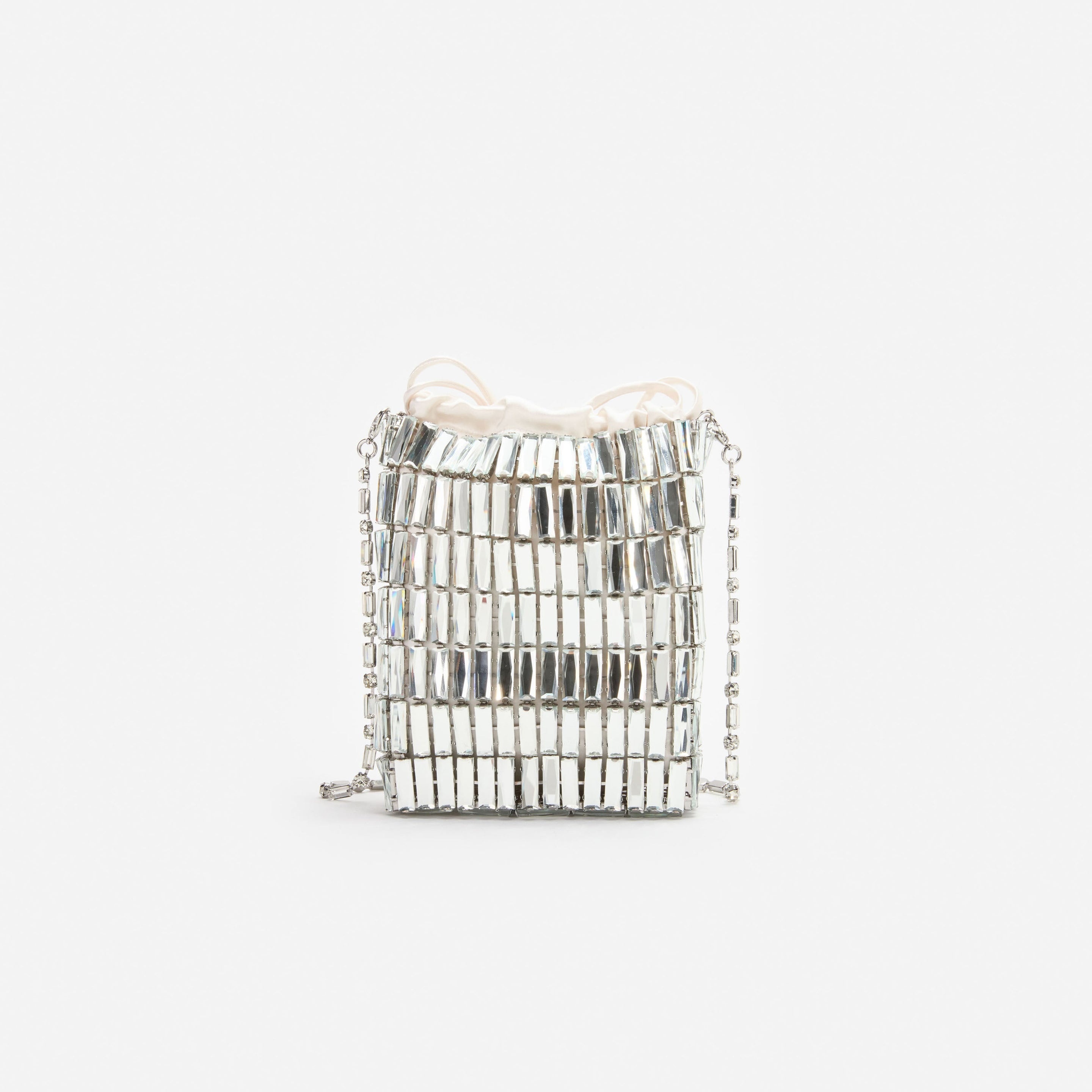 Silver Crystal Mini Bag - 3
