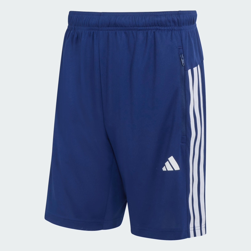 WORKOUT ESSENTIALS BASE 3-STRIPES PIQUE SHORT 9INCH 1