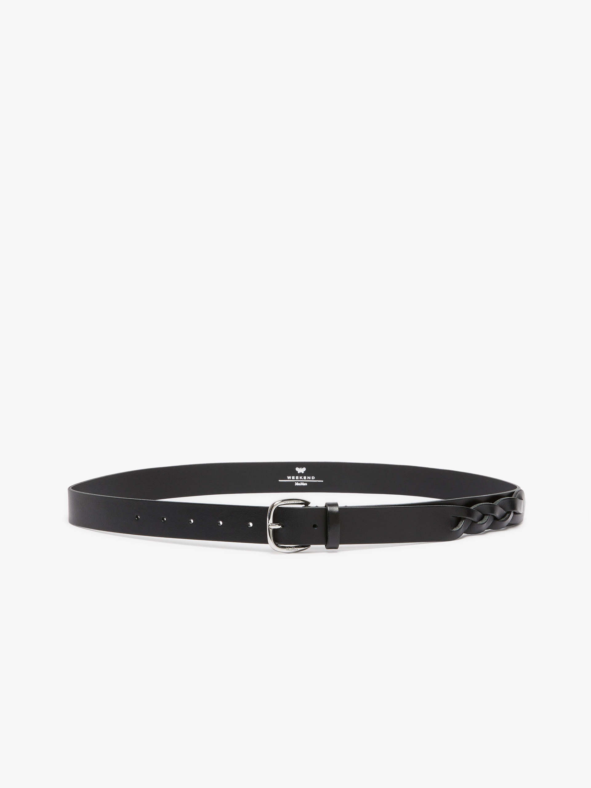 VEZZANO Tip-detail leather belt - 1