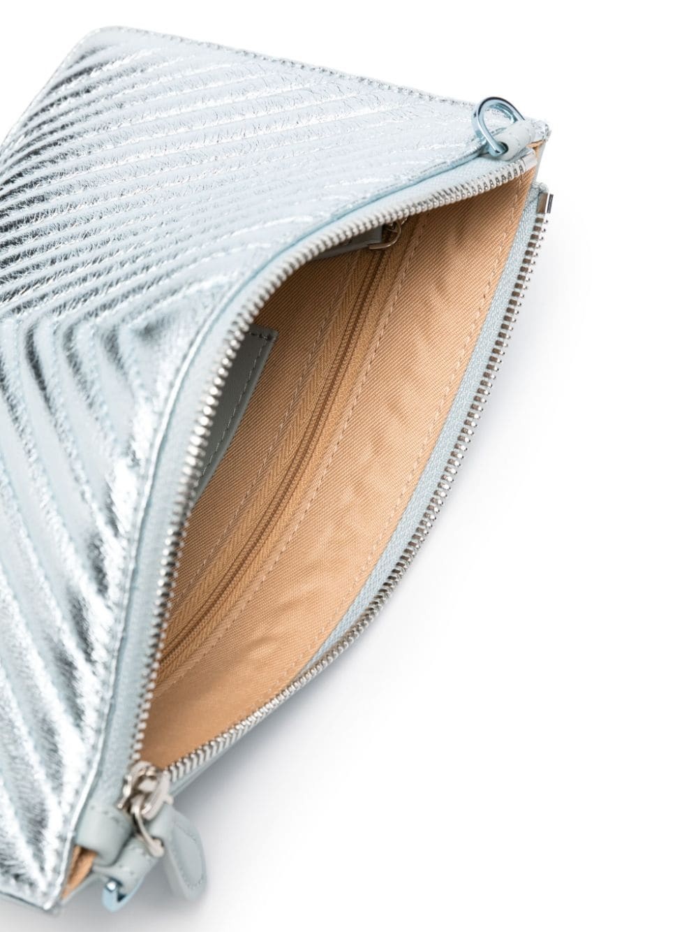 matelassÃ© metallic clutch bag - 5