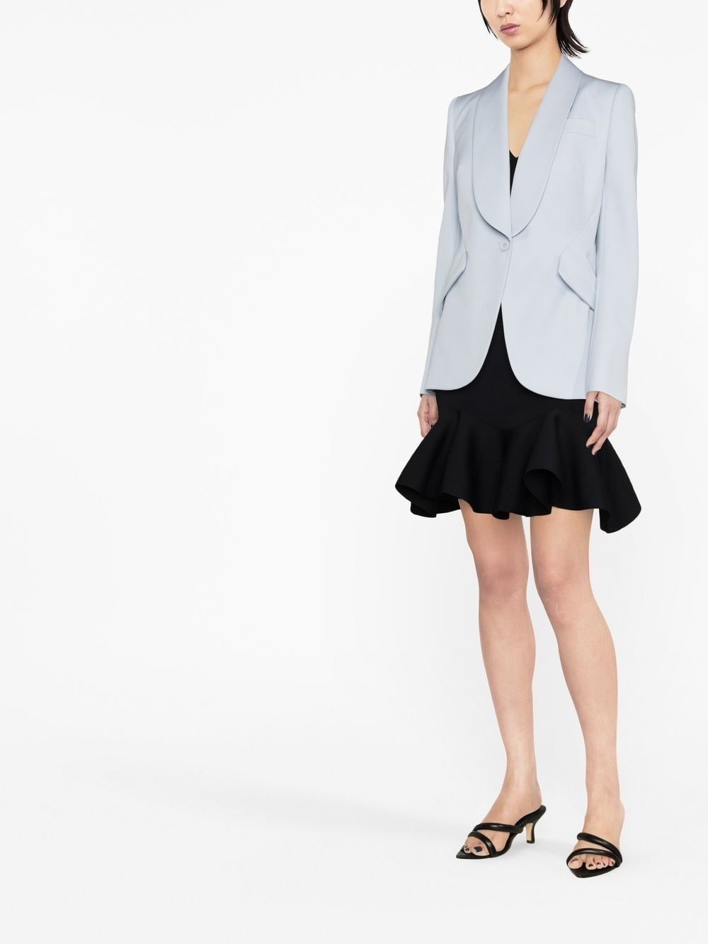 single-breasted wool blazer - 2