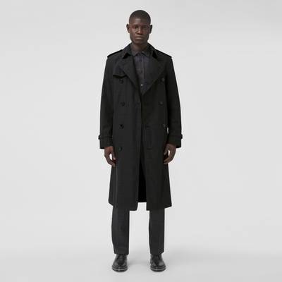 Burberry Check Cotton Trench Coat outlook