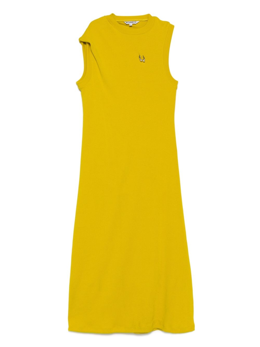 pierced midi dress - 1