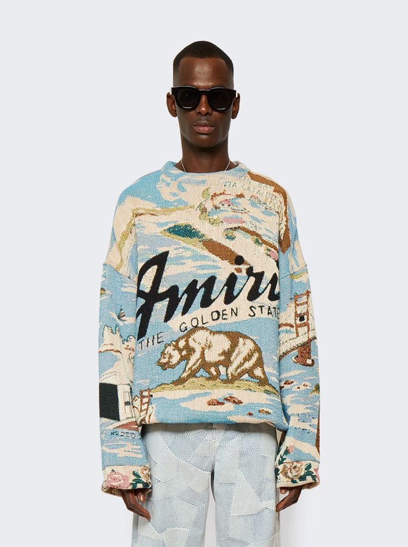 Tapestry California Crewneck Sweater Multicolor 3