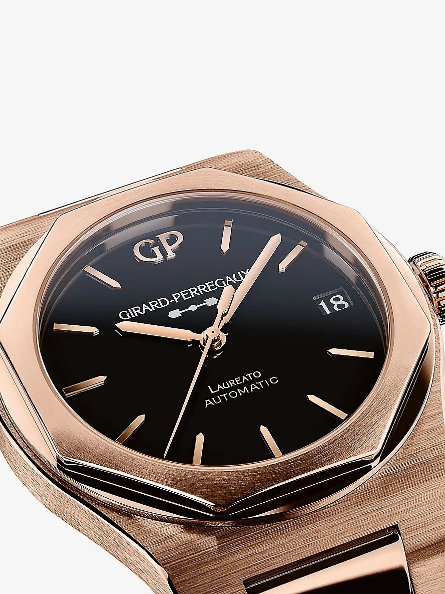 81010-52-3118-1CM Laureato 18ct rose-gold automatic watch - 2