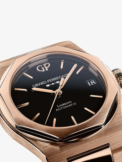 Girard-Perregaux 81010-52-3118-1CM Laureato 18ct rose-gold automatic watch outlook