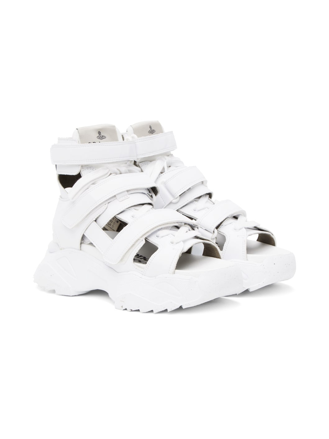 Vivienne Westwood White Romper Sandals | ssense | REVERSIBLE