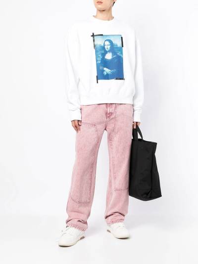 Off-White Mona Lisa-print sweatshirt outlook