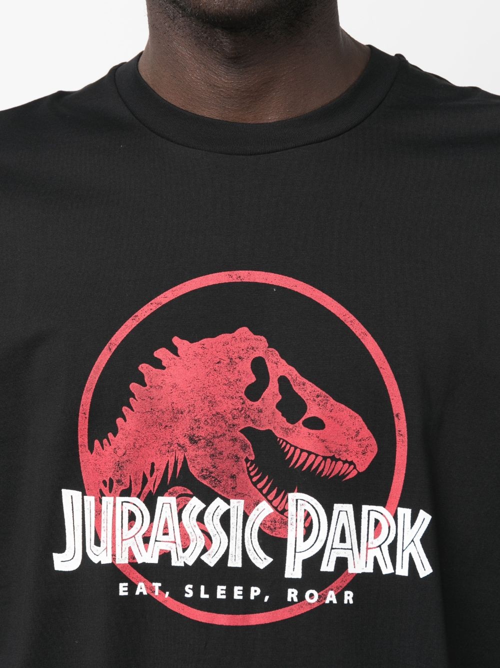 Jurassic Park print T-shirt - 5