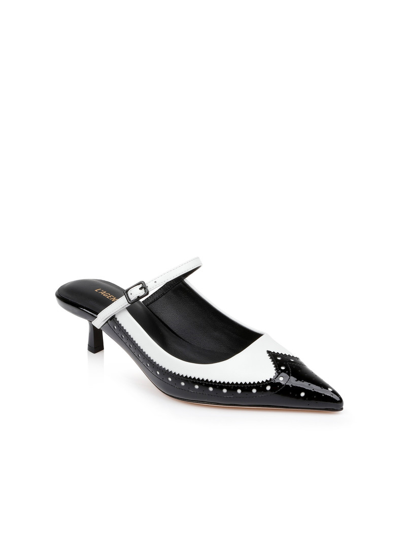 Elle Patent Leather Mule 2