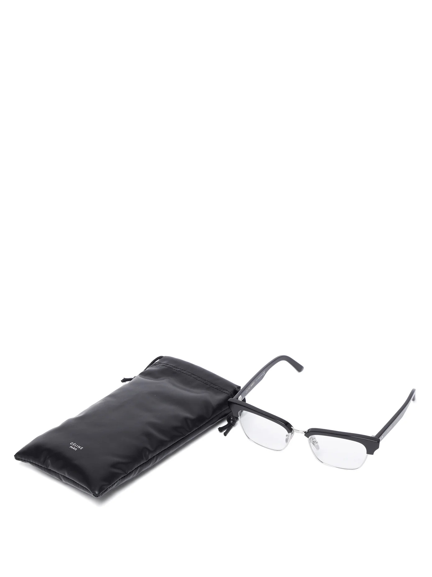 D-frame acetate and metal glasses - 4