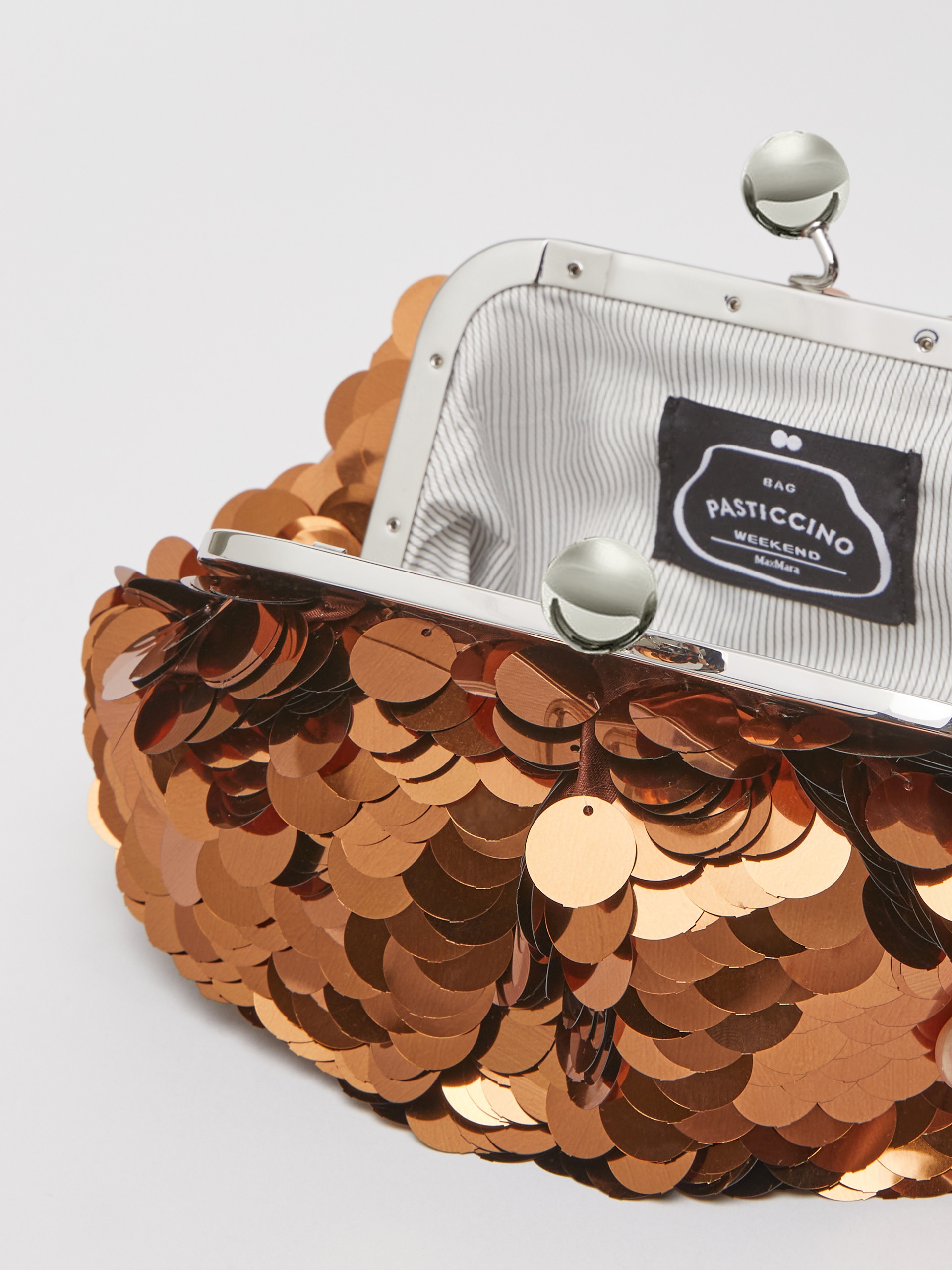 RECITAL Small sequinned Pasticcino Bag - 5
