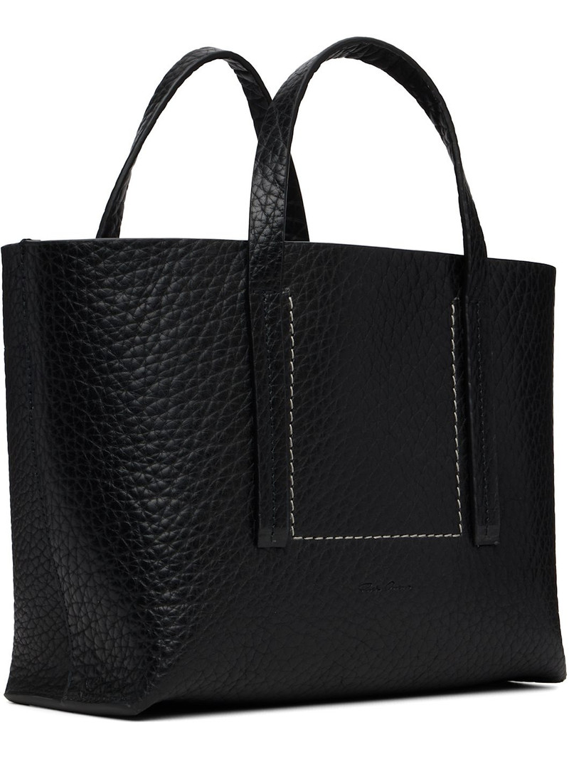 Rick Owens Black Concordians Mini Shopper Tote outlook